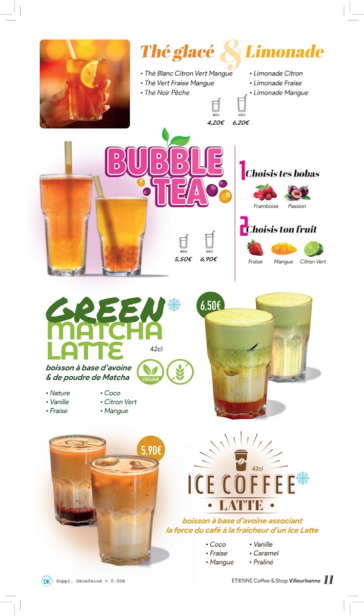 Menu Etienne Coffee & Shop Villeurbanne Gratte-Ciel-2