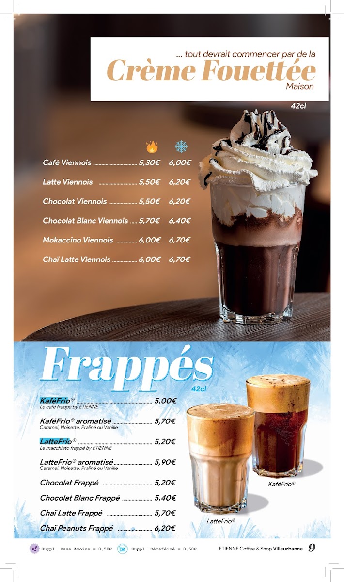 Menu Etienne Coffee & Shop Villeurbanne Gratte-Ciel-7