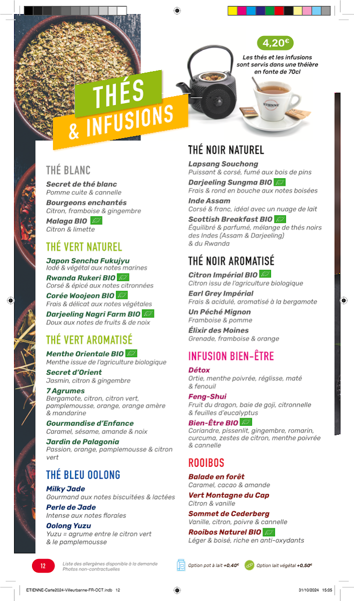 Menu Etienne Coffee & Shop Villeurbanne Gratte-Ciel-9