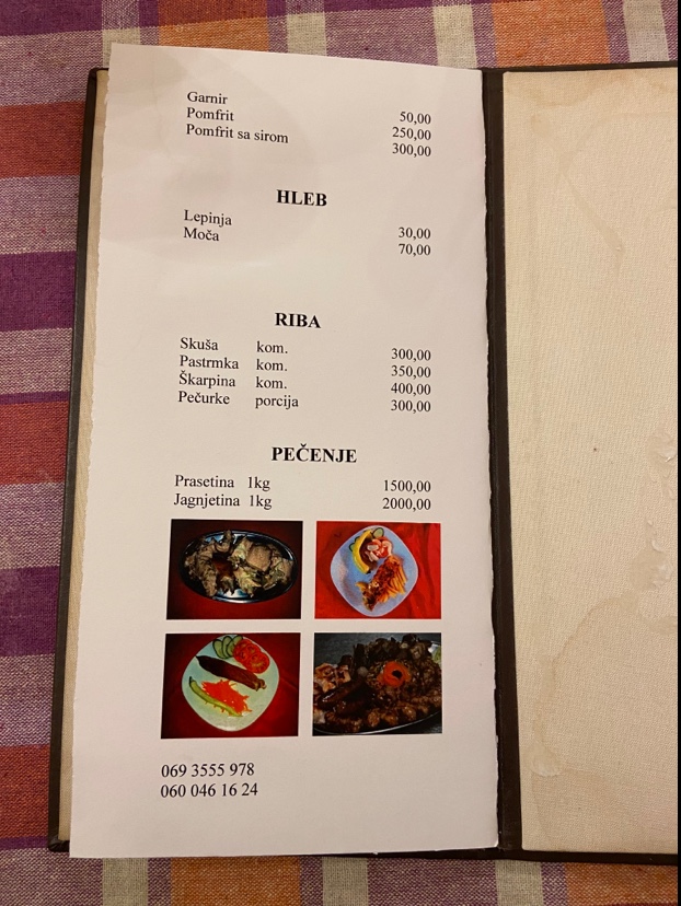 Menu Etno Restoran 'naša Kuća'-3