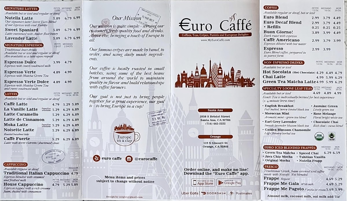Menu Euro Caffe-1