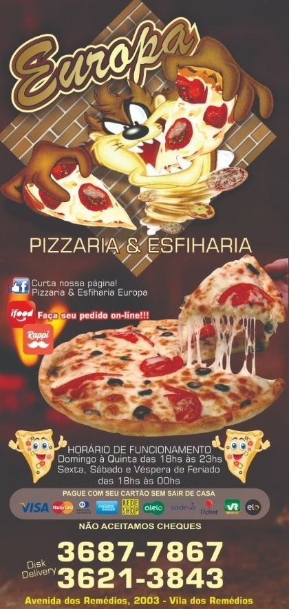 Menu Europa Pizzaria & Esfiharia-2