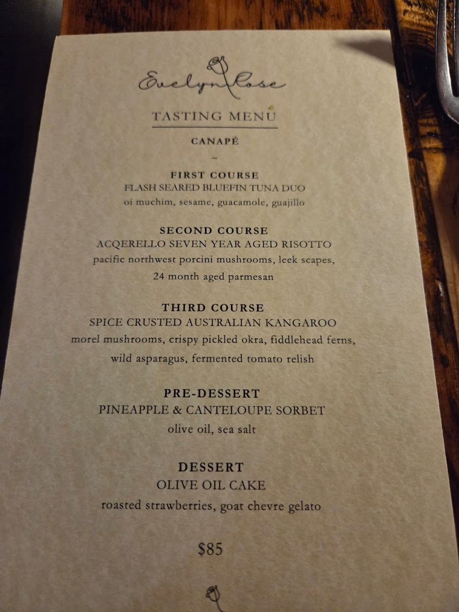 Menu Evelyn Rose-10