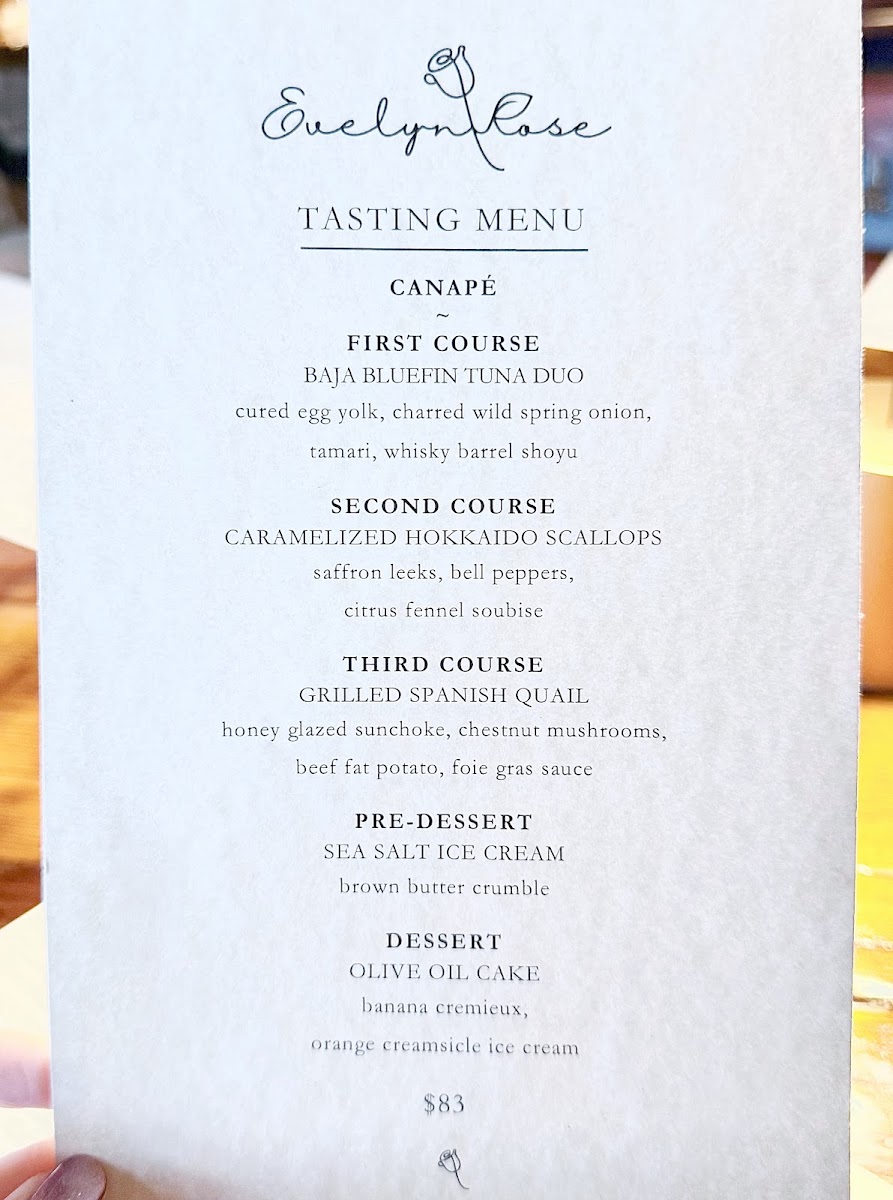 Menu Evelyn Rose-6
