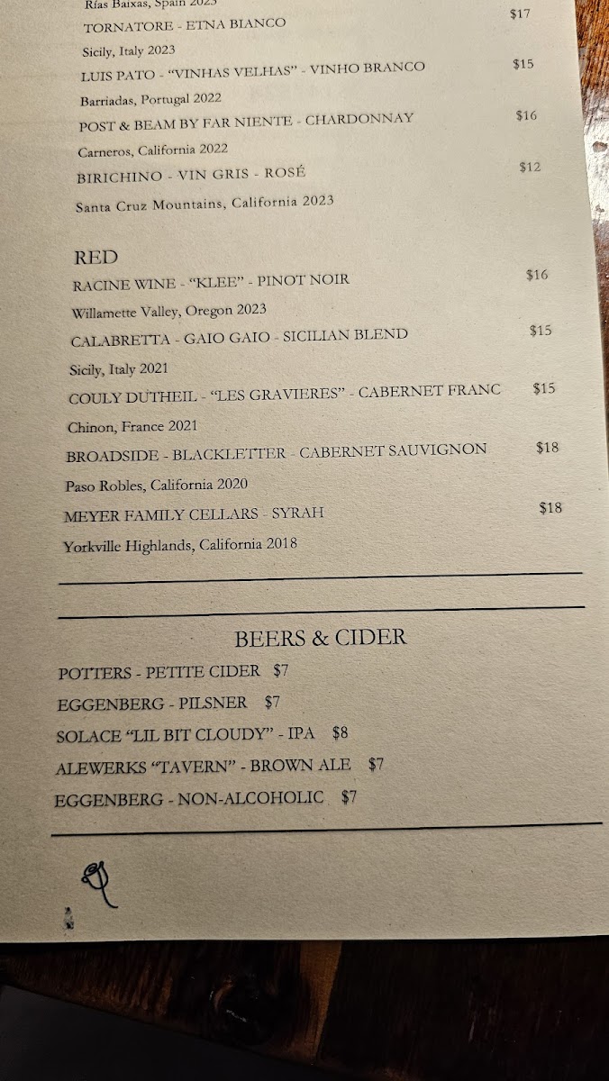 Menu Evelyn Rose-7
