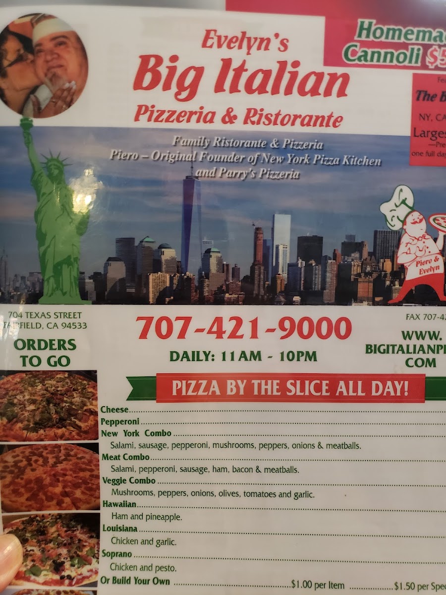 Menu Evelyn's Pizza-10