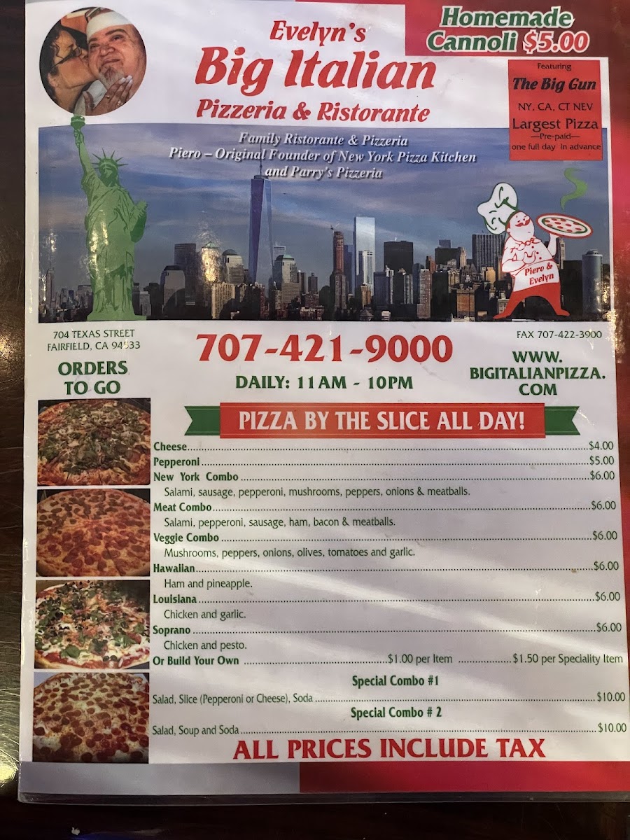 Menu Evelyn's Pizza-3