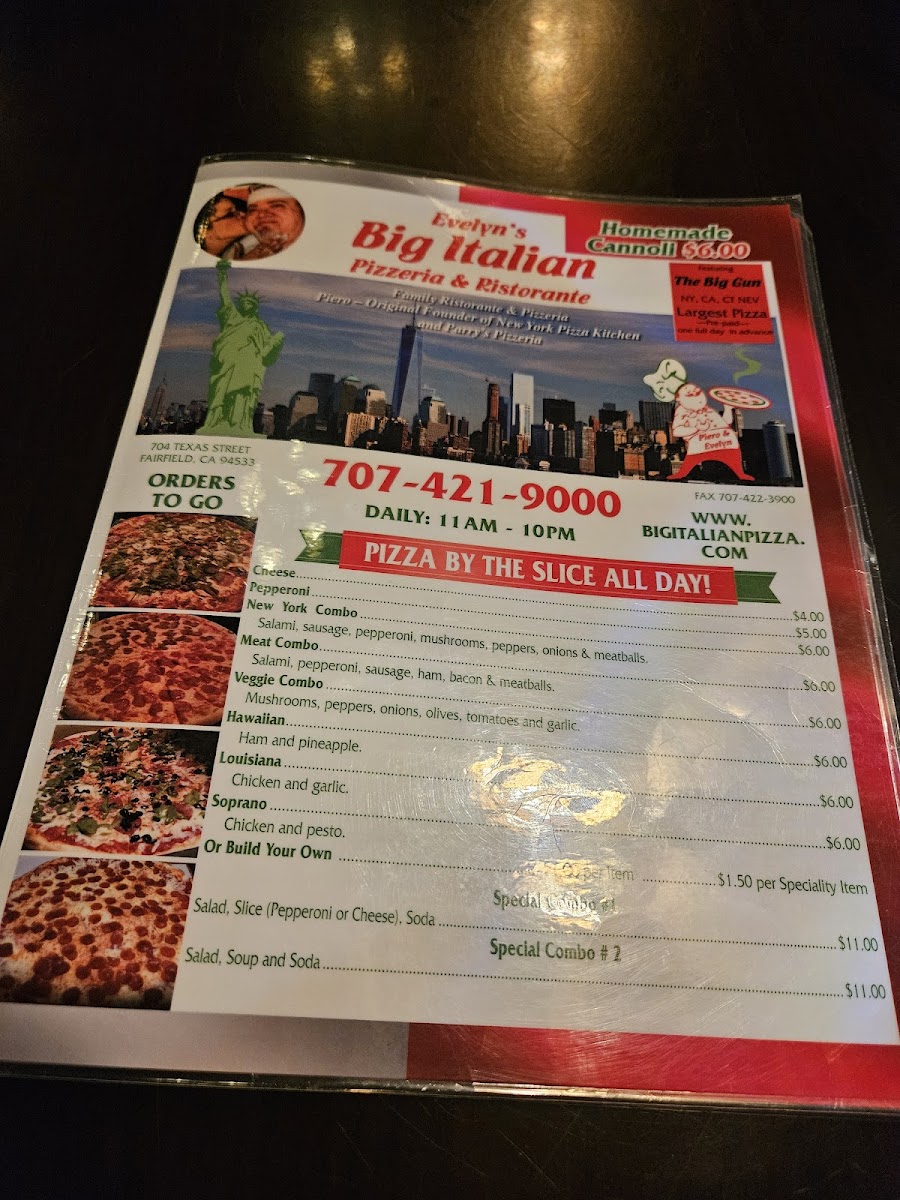 Menu Evelyn's Pizza-6