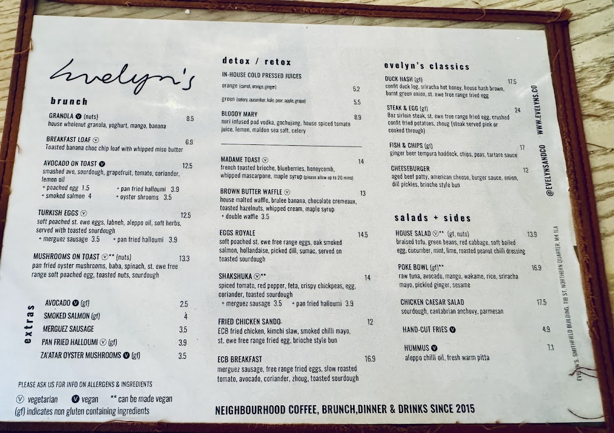Menu Evelyn's-2