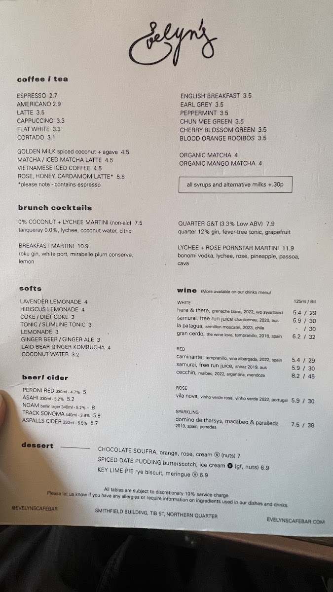 Menu Evelyn's-7