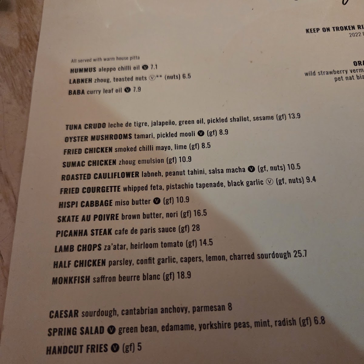 Menu Evelyn's-8