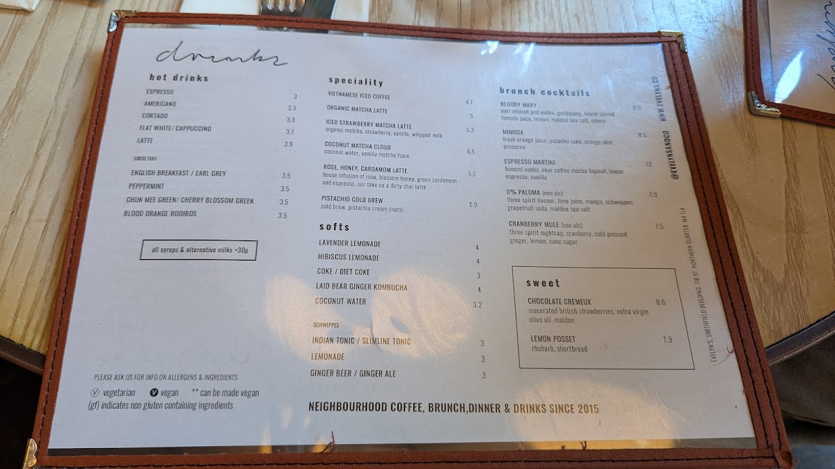 Menu Evelyn's-9