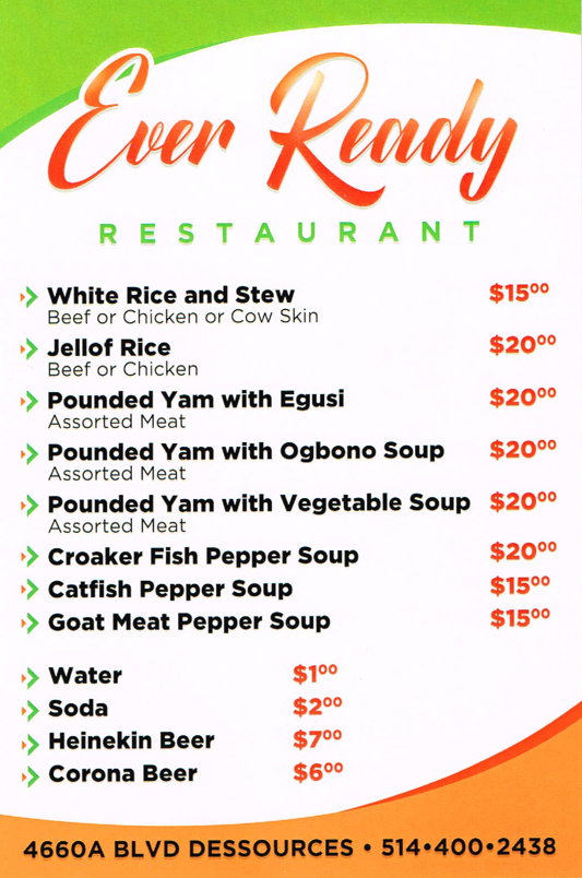 Menu Ever Ready Restaurant-2