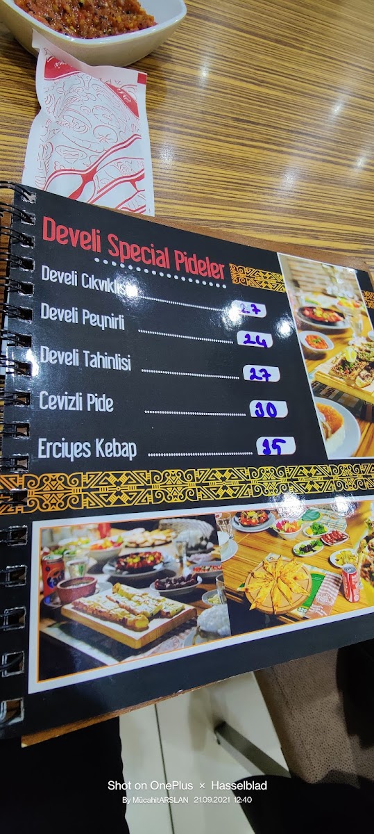 Menu Everek Develi Pide-5