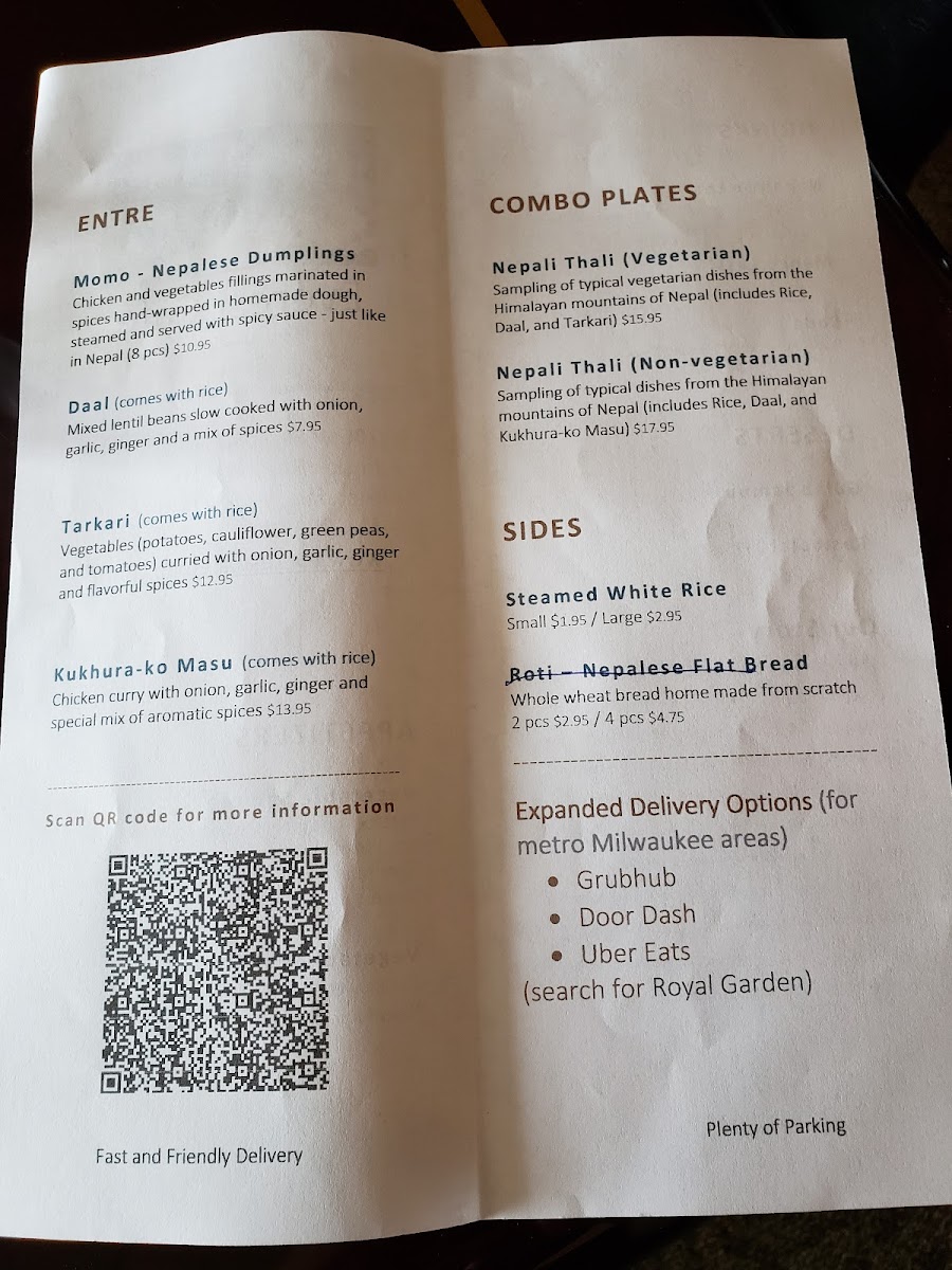 Menu Everest Café | Nepalese & Indian Cuisine-1