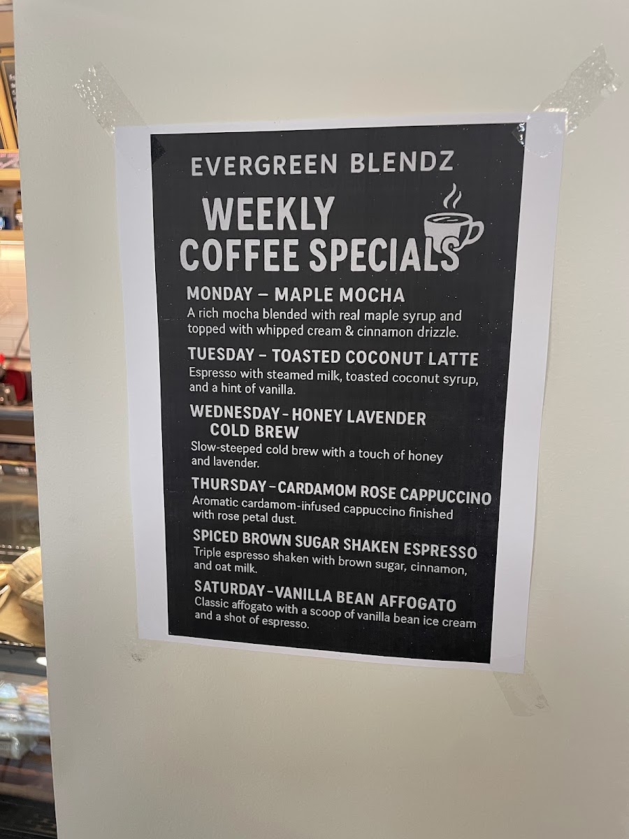 Menu Evergreen Blendz Coffee-7