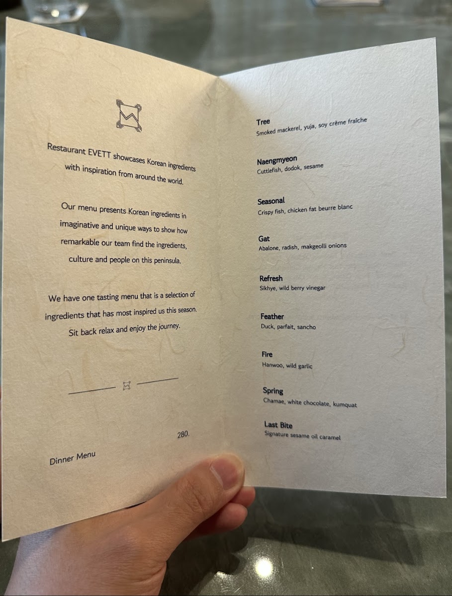 Menu Evett-1