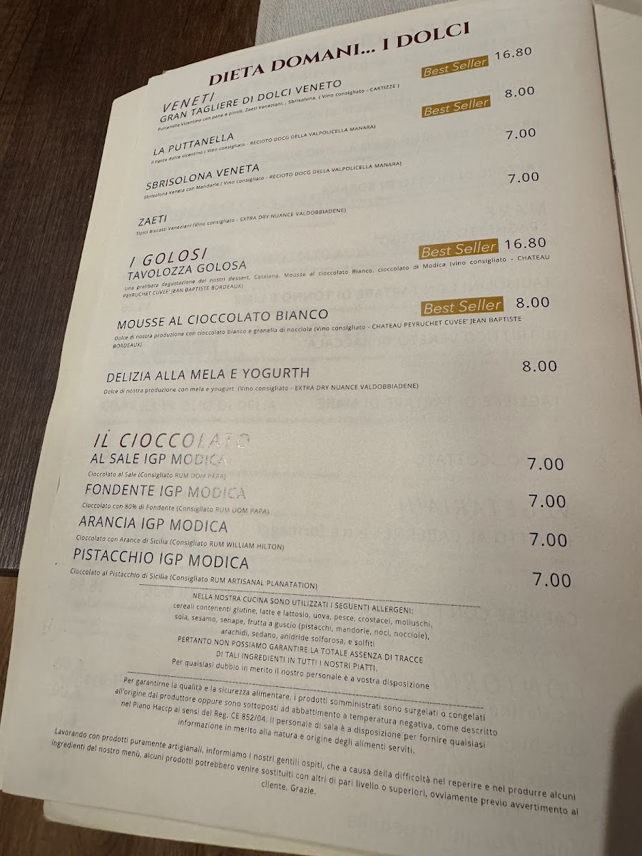Menu Evì - Enoteca Veneta Ristorante-7