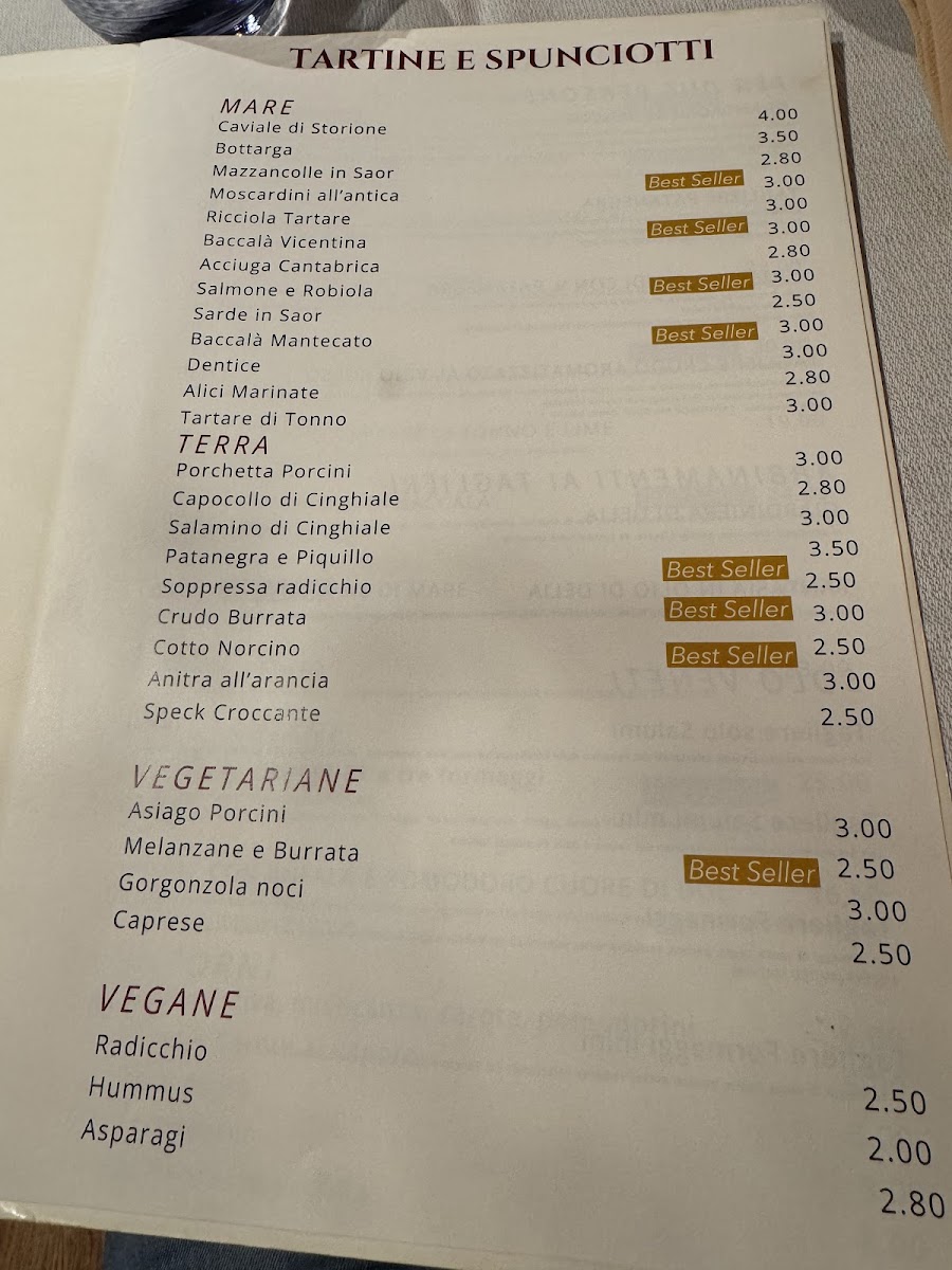 Menu Evì - Enoteca Veneta Ristorante-8