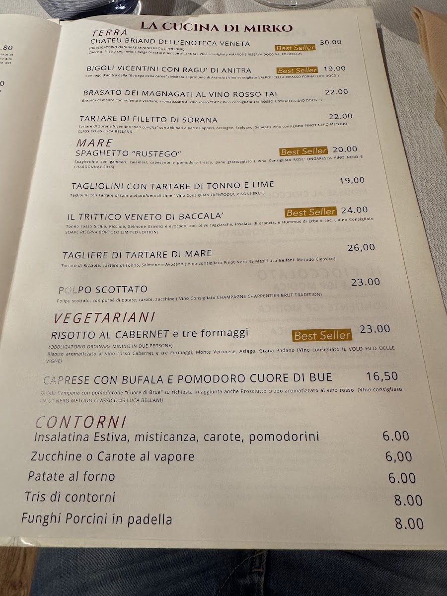 Menu Evì - Enoteca Veneta Ristorante-9