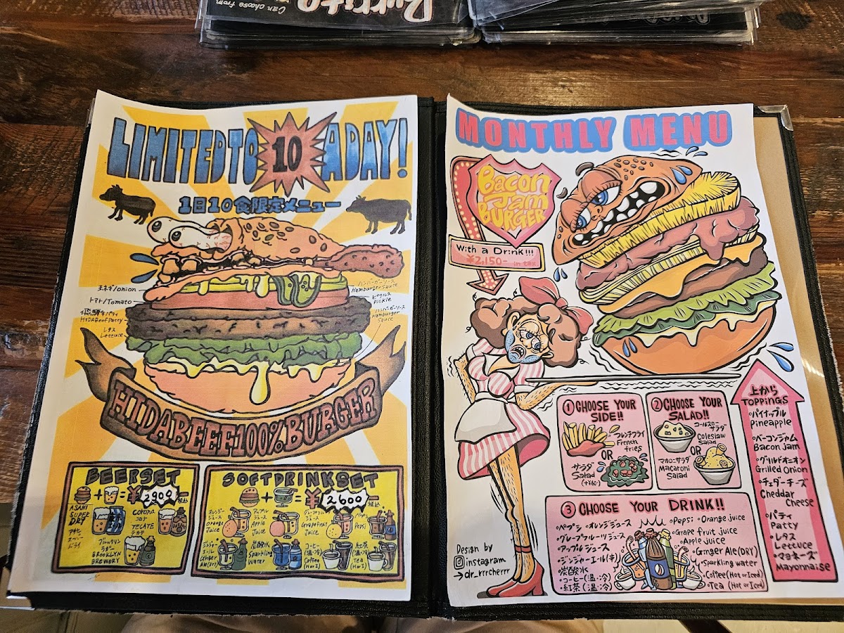 Menu Eviltex Hamburgers & Tex-Mex-2