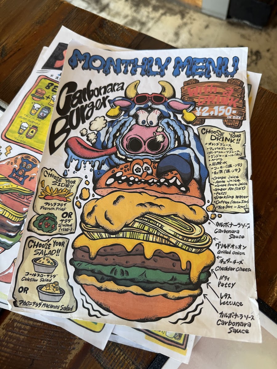 Menu Eviltex Hamburgers & Tex-Mex-7