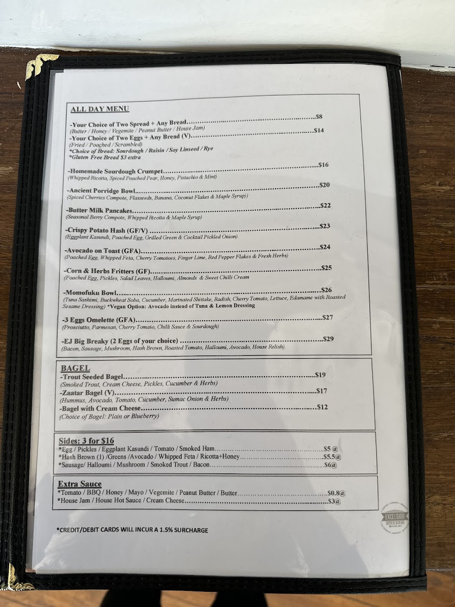 Menu Excelsior Jones-8