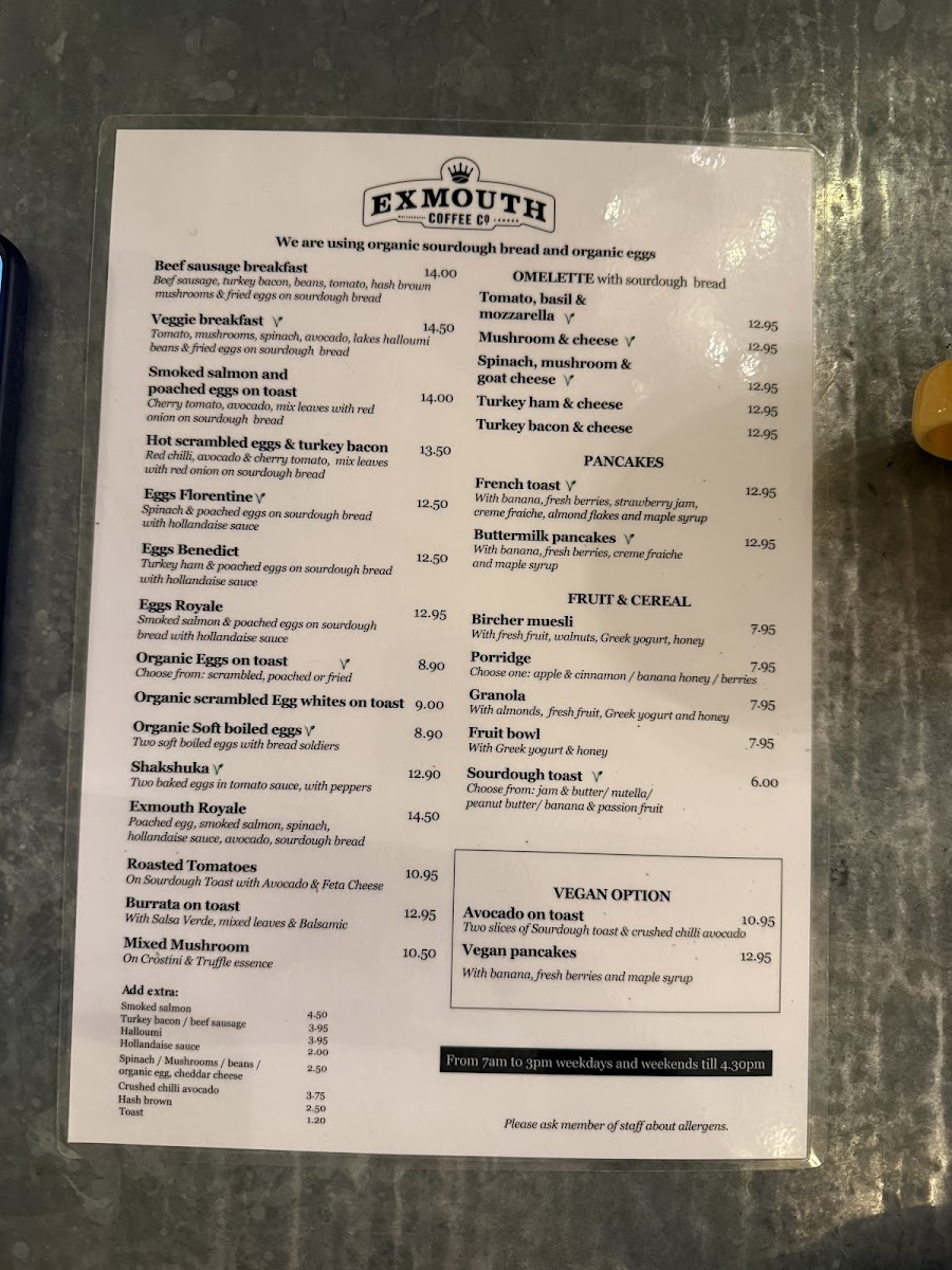 Menu Exmouth Coffee Company-6