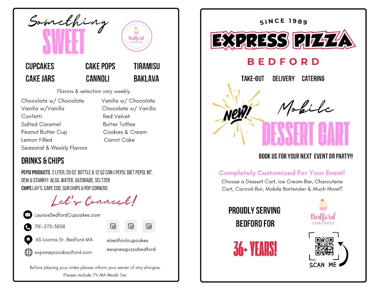 Menu Express Pizza Bedford-2