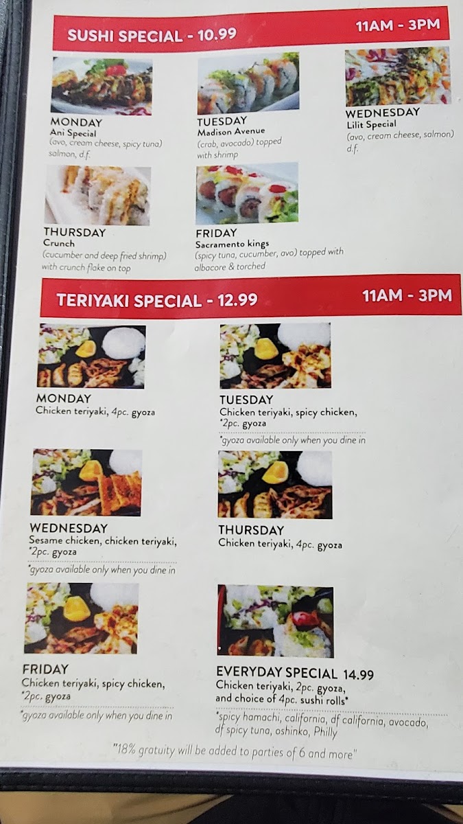Menu Express Sushi & Teriyaki-2
