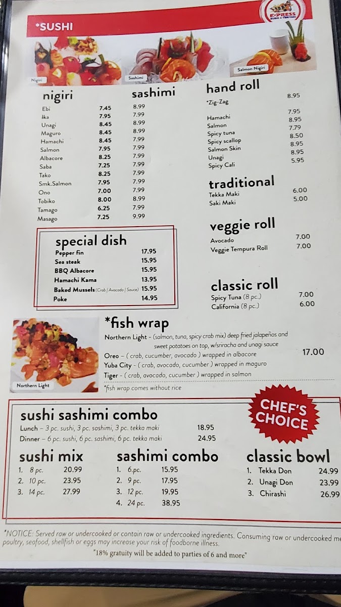 Menu Express Sushi & Teriyaki-3