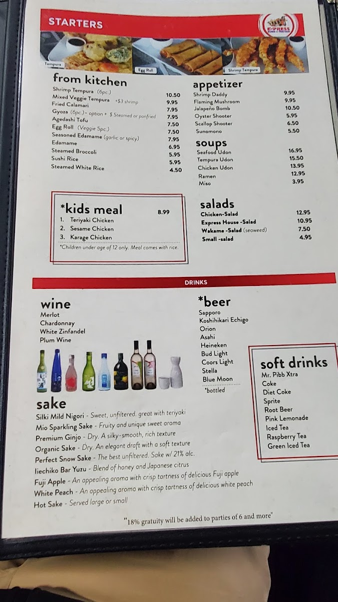 Menu Express Sushi & Teriyaki-6
