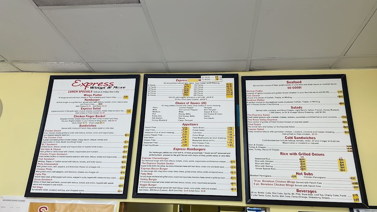 Menu Express Wings & More-2