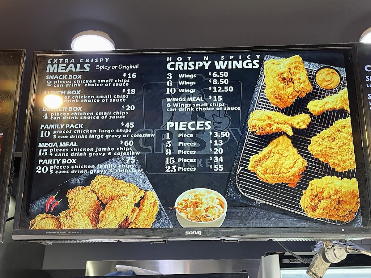 Menu Extra Crispy - Merrylands-2