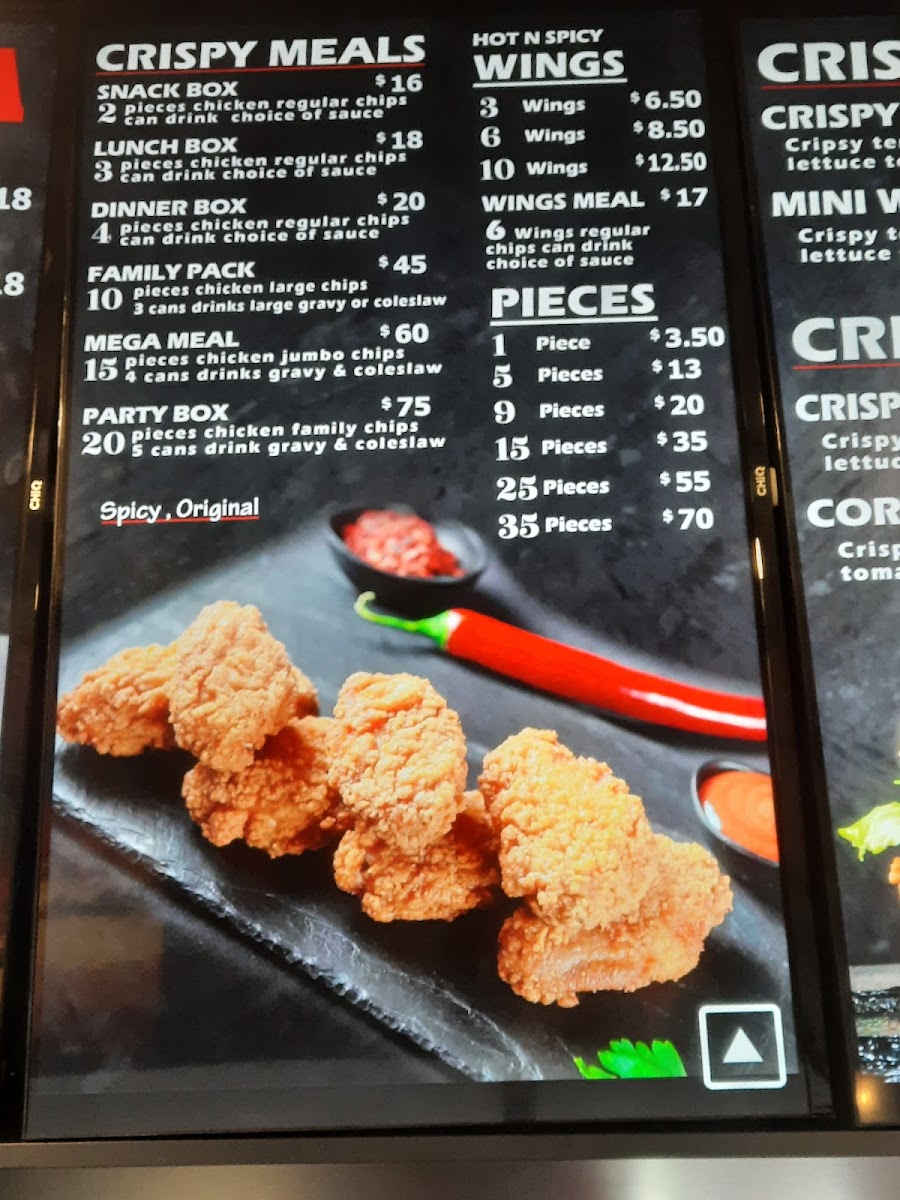 Menu Extra Crispy - Merrylands-7