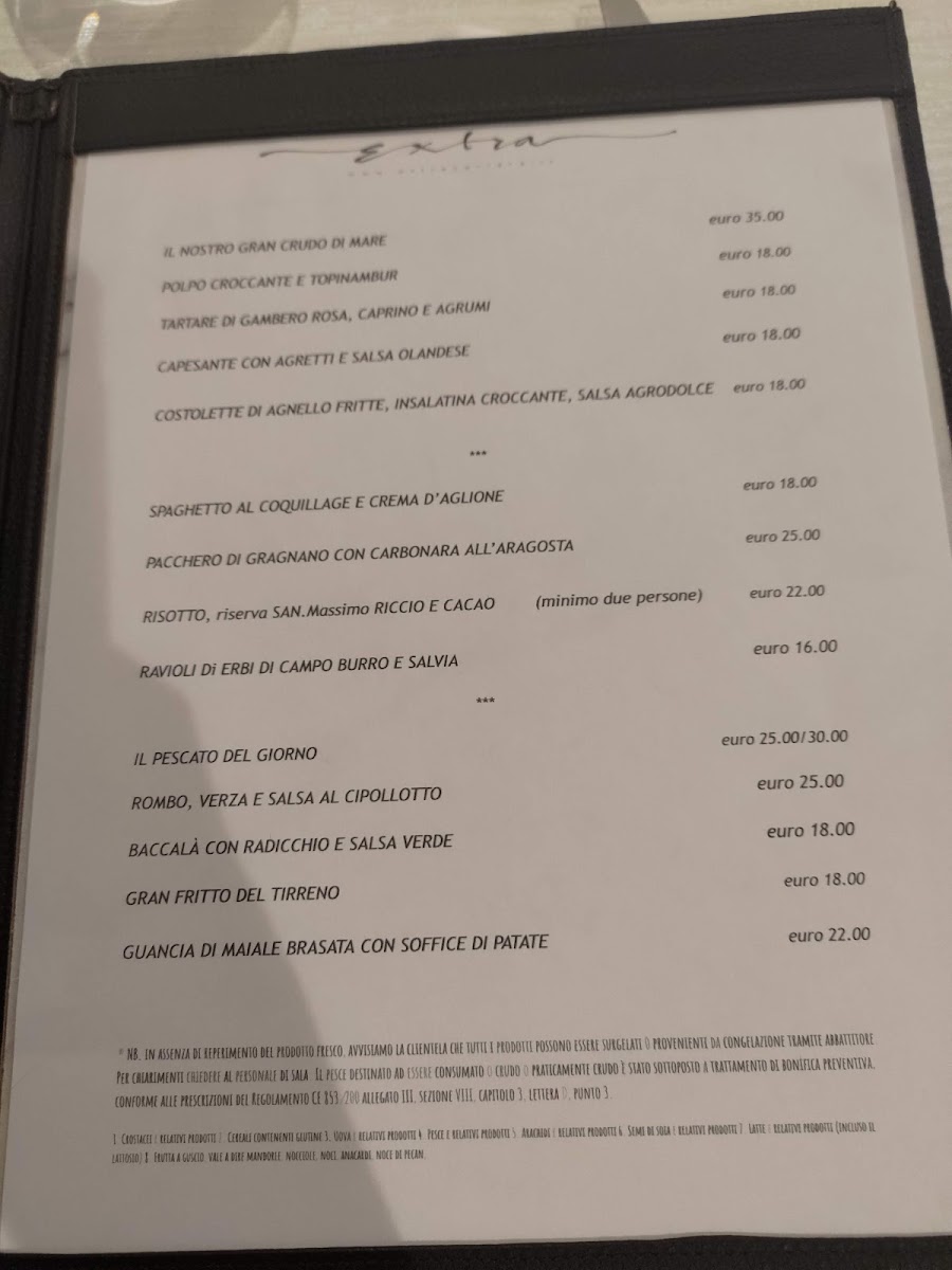 Menu Extra-1