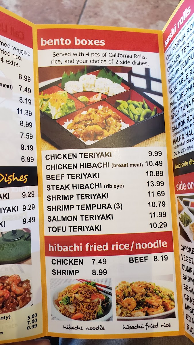 Menu Extreme Teriyaki Grill Express-4