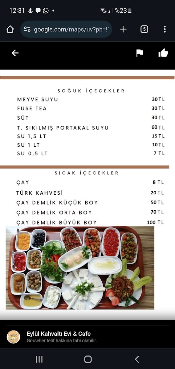 Menu Eylül Kahvaltı Evi & Cafe-3