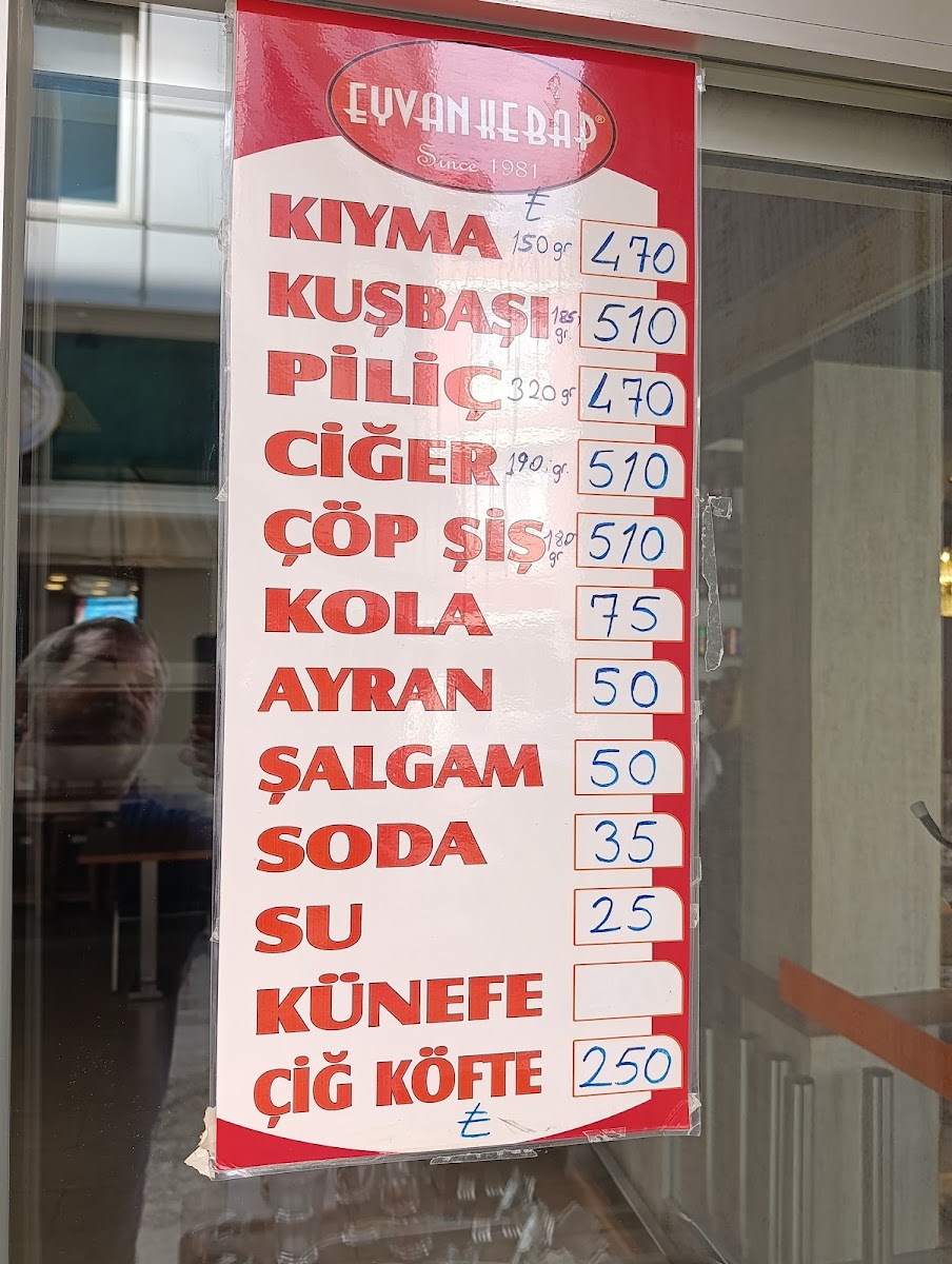 Menu Eyvan Kebap-1