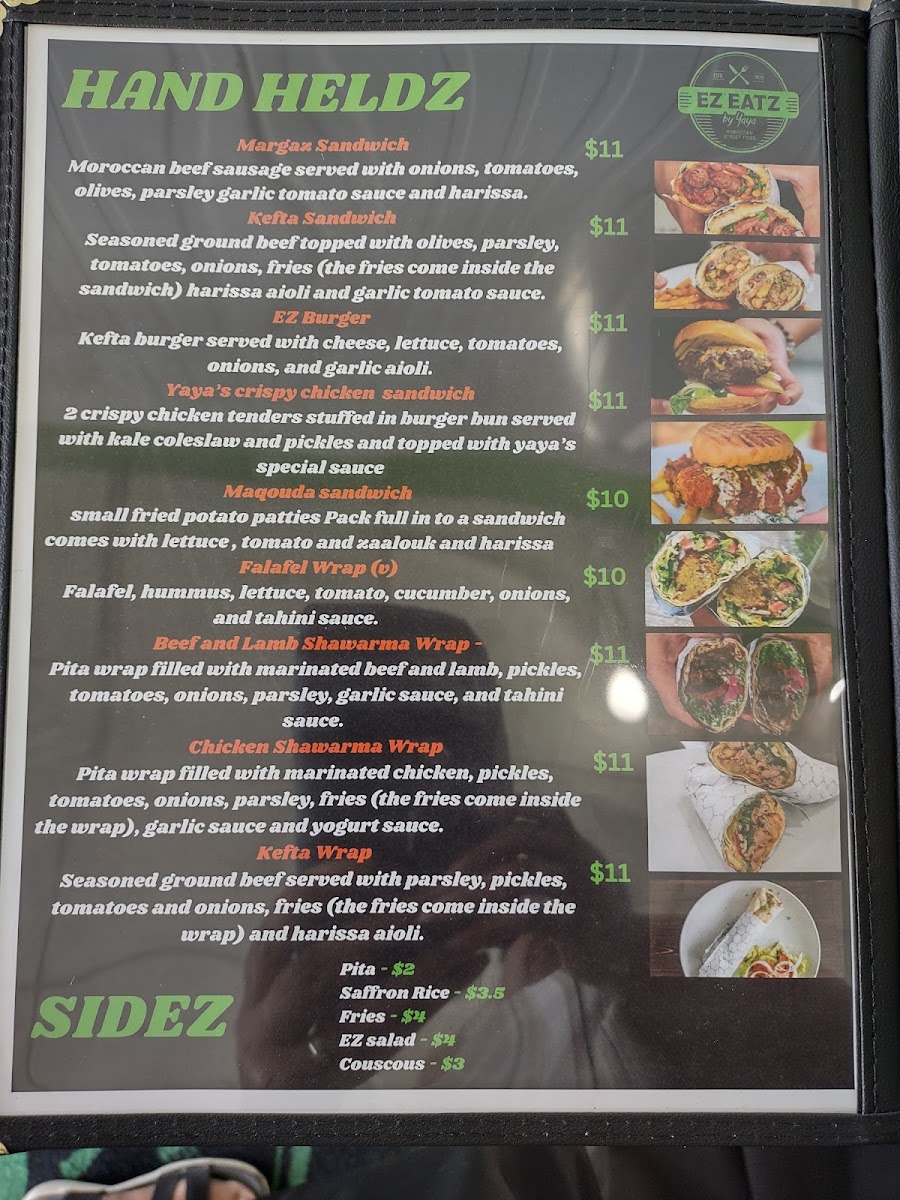Menu Ez Eatz By Yaya-10