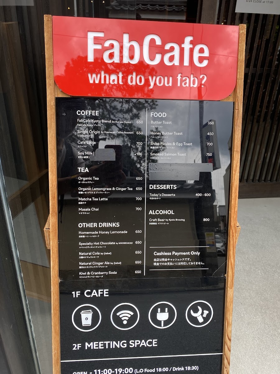 Menu Fabcafe Kyoto-4