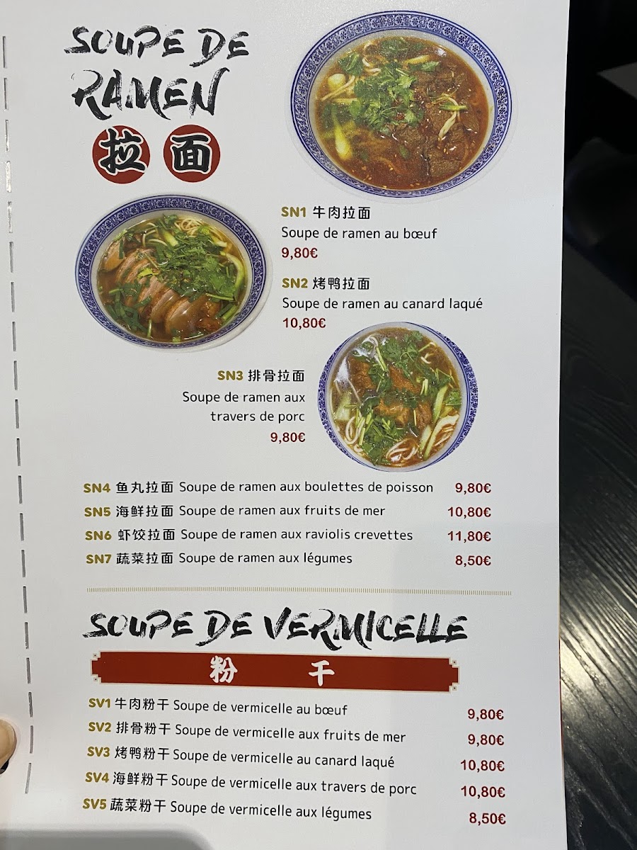 Menu Face À Face-1