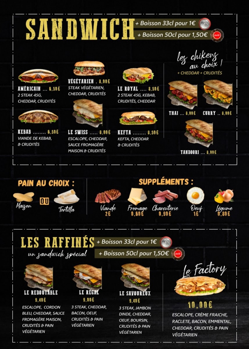 Menu Factory 76-3