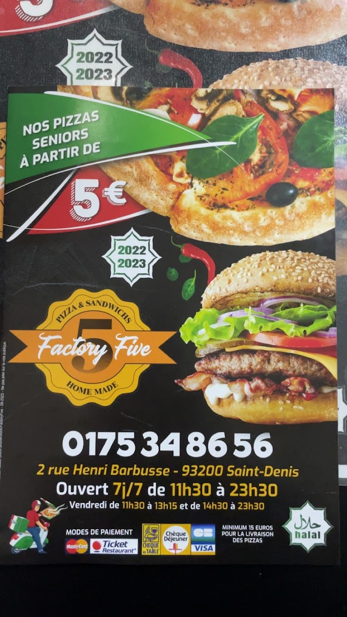 Menu Factory Five-4