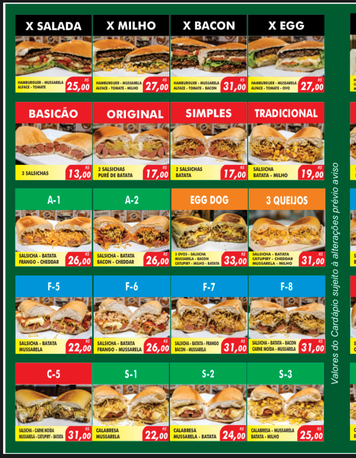 Menu Fafica Hot Dogs Hamburgueria-3