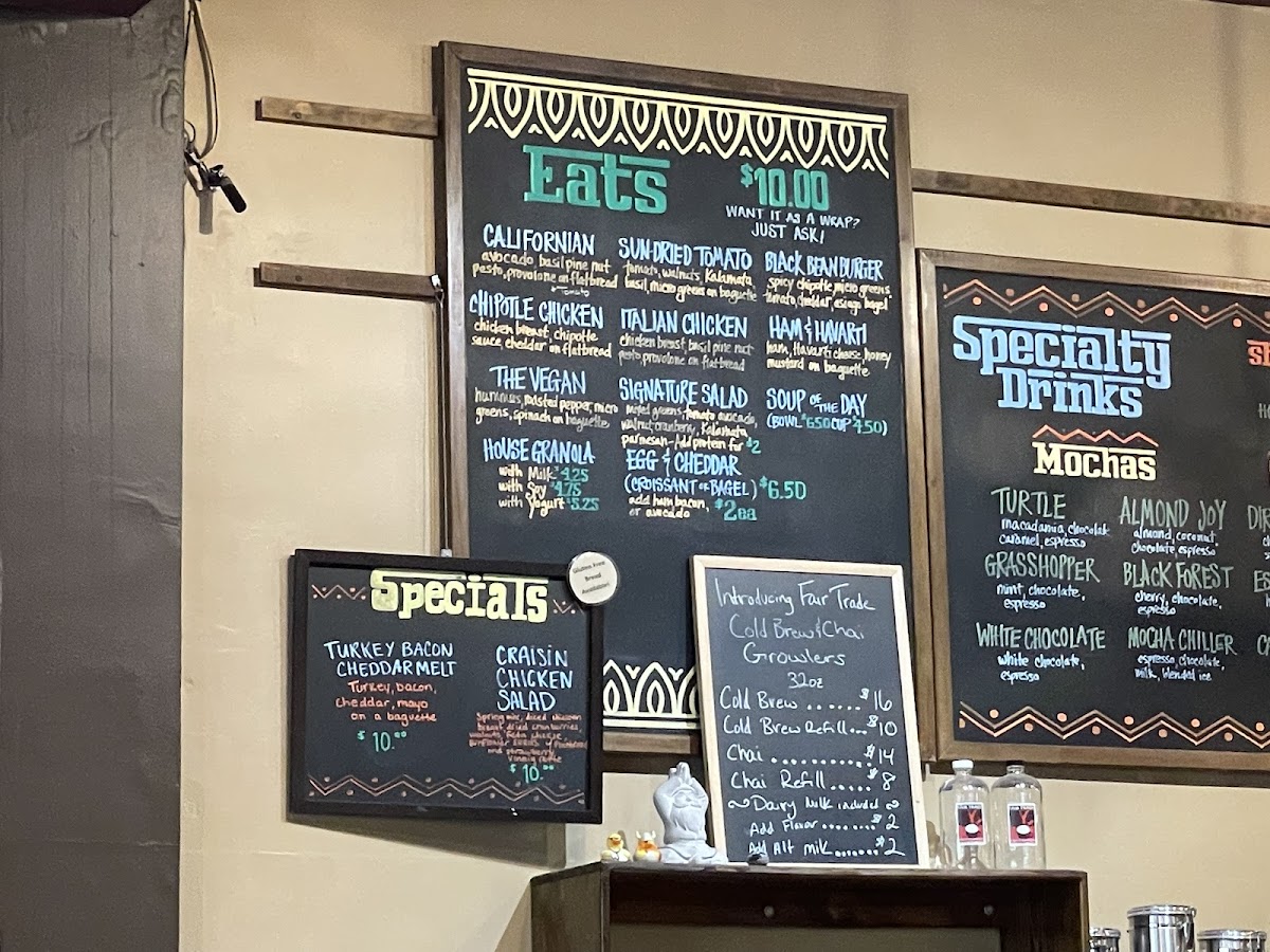 Menu Fair Trade Coffee House-1