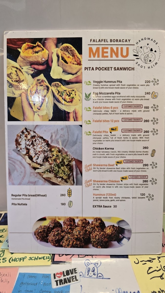 Menu Falafel Boracay Food & Beverages-10
