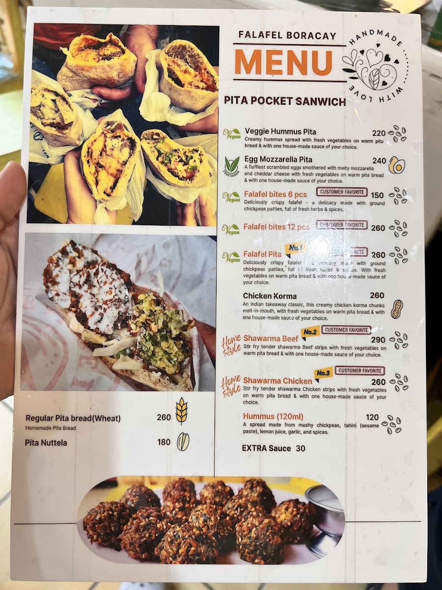 Menu Falafel Boracay Food & Beverages-4