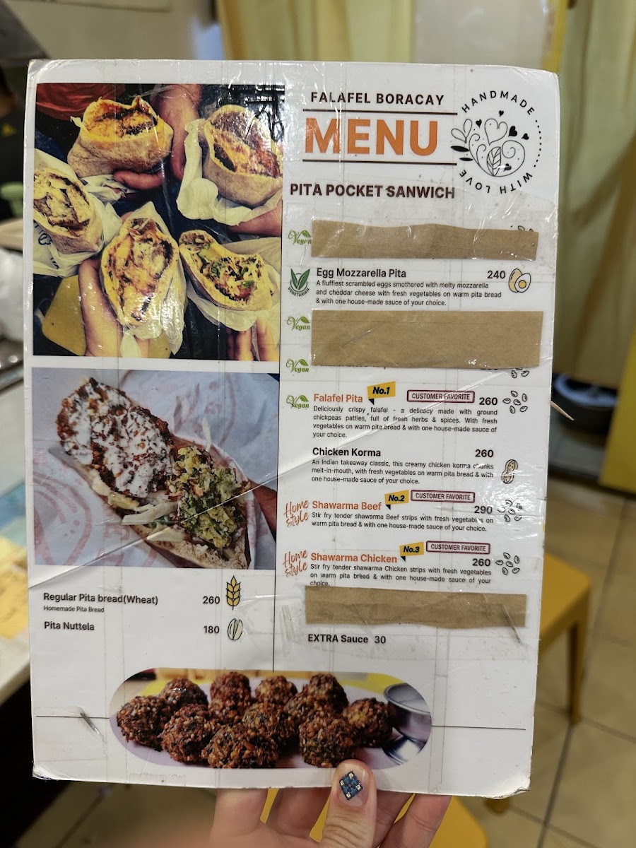Menu Falafel Boracay Food & Beverages-5