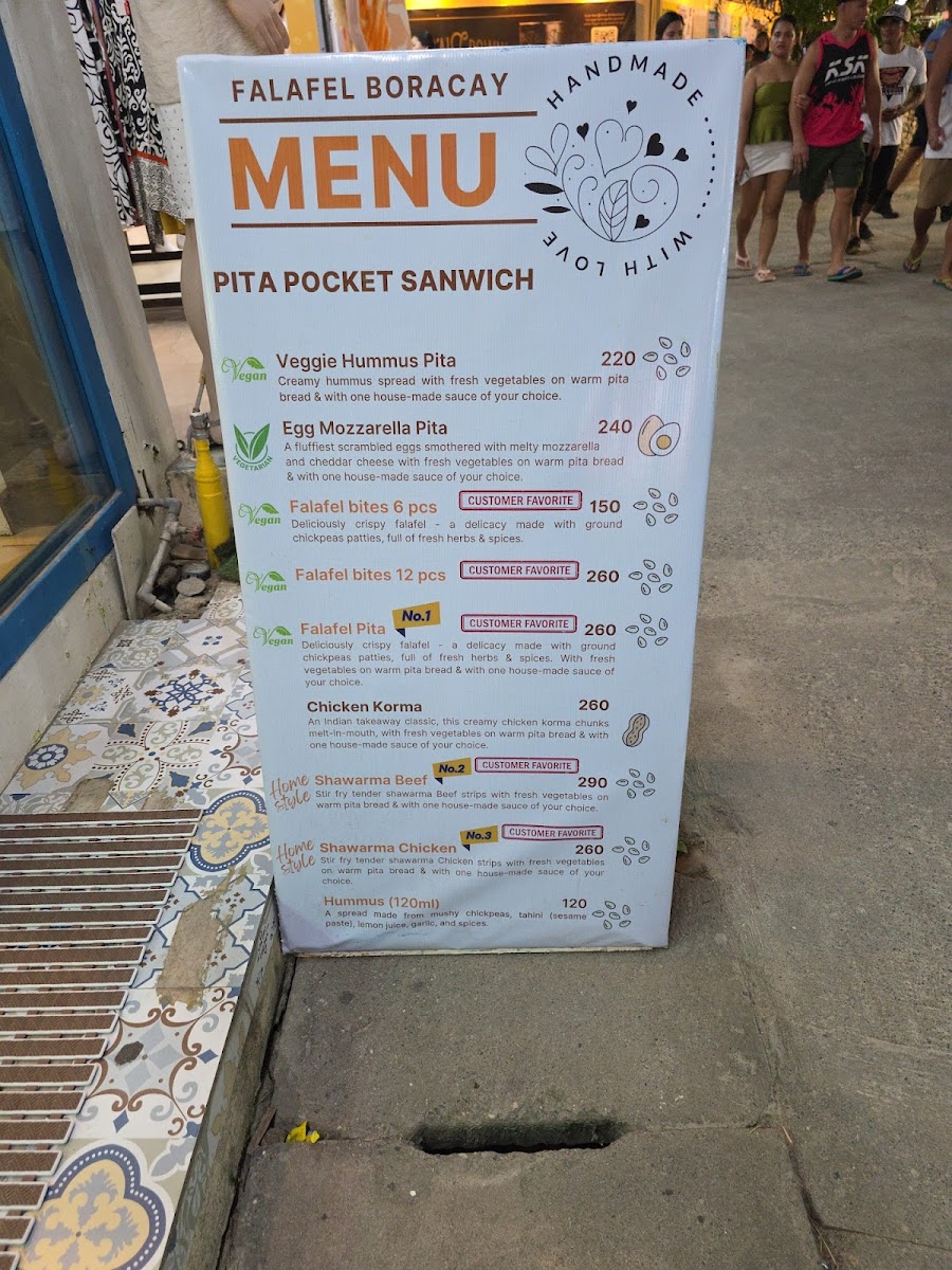 Menu Falafel Boracay Food & Beverages-6